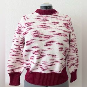 Vintage 70’s Hand Knit Acrylic Sweater by Karen Le – Cabincore Cottagecore